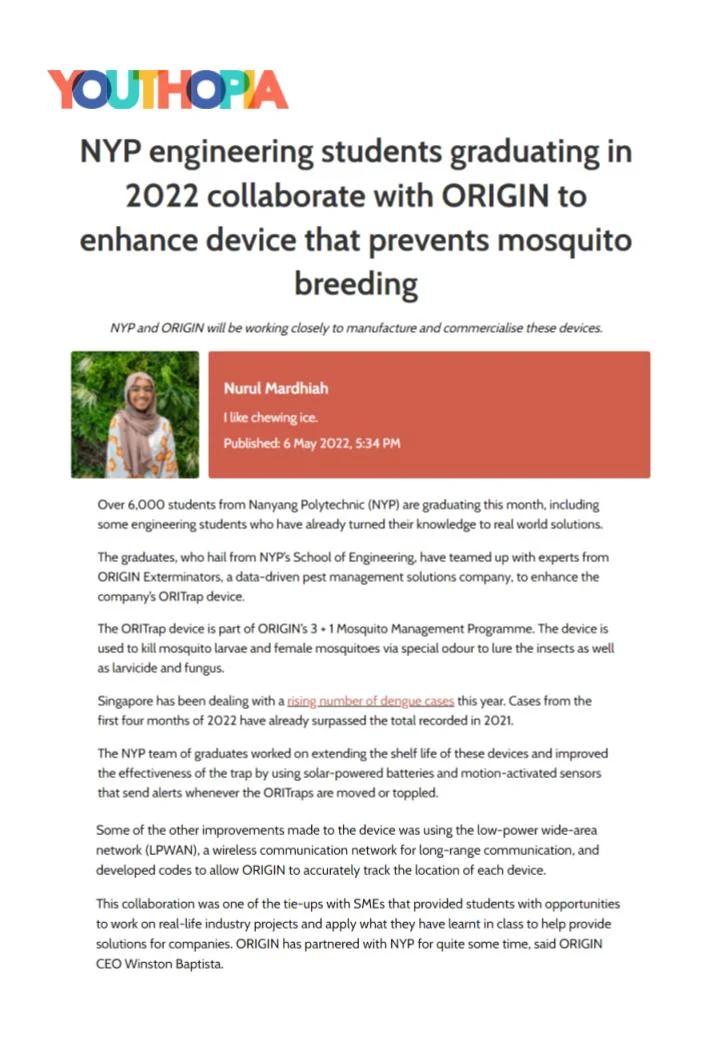 Youthopia article (page 1)